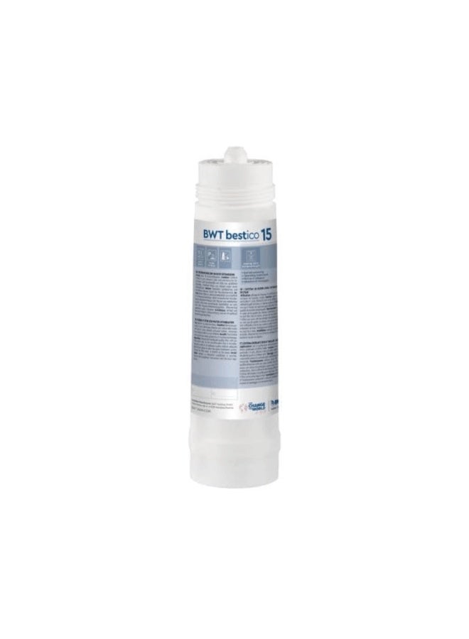 BWT Bestico 15 Water Filter Cartridge – Professional Ice Machine Filter, 40,000 L Capacity, 1 µm Particle Filtration, 3/8″ Connections - Image 1